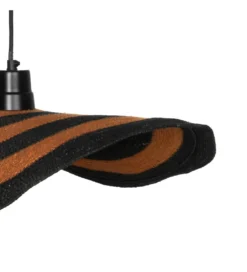 Lampa wisząca WRENKMA 60 cm pomarańczowo czarna*Zona-Design Online