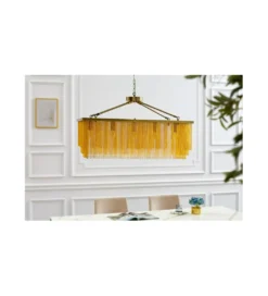 Lampa wisząca ZWINGER  80 cm złota*Invicta Interior Clearance
