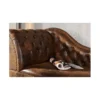 Leżanka BRIGIDA Chesterfield brązowy antyczny*Invicta Interior Online