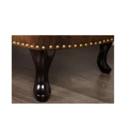 Leżanka BRIGIDA Chesterfield brązowy antyczny*Invicta Interior Online