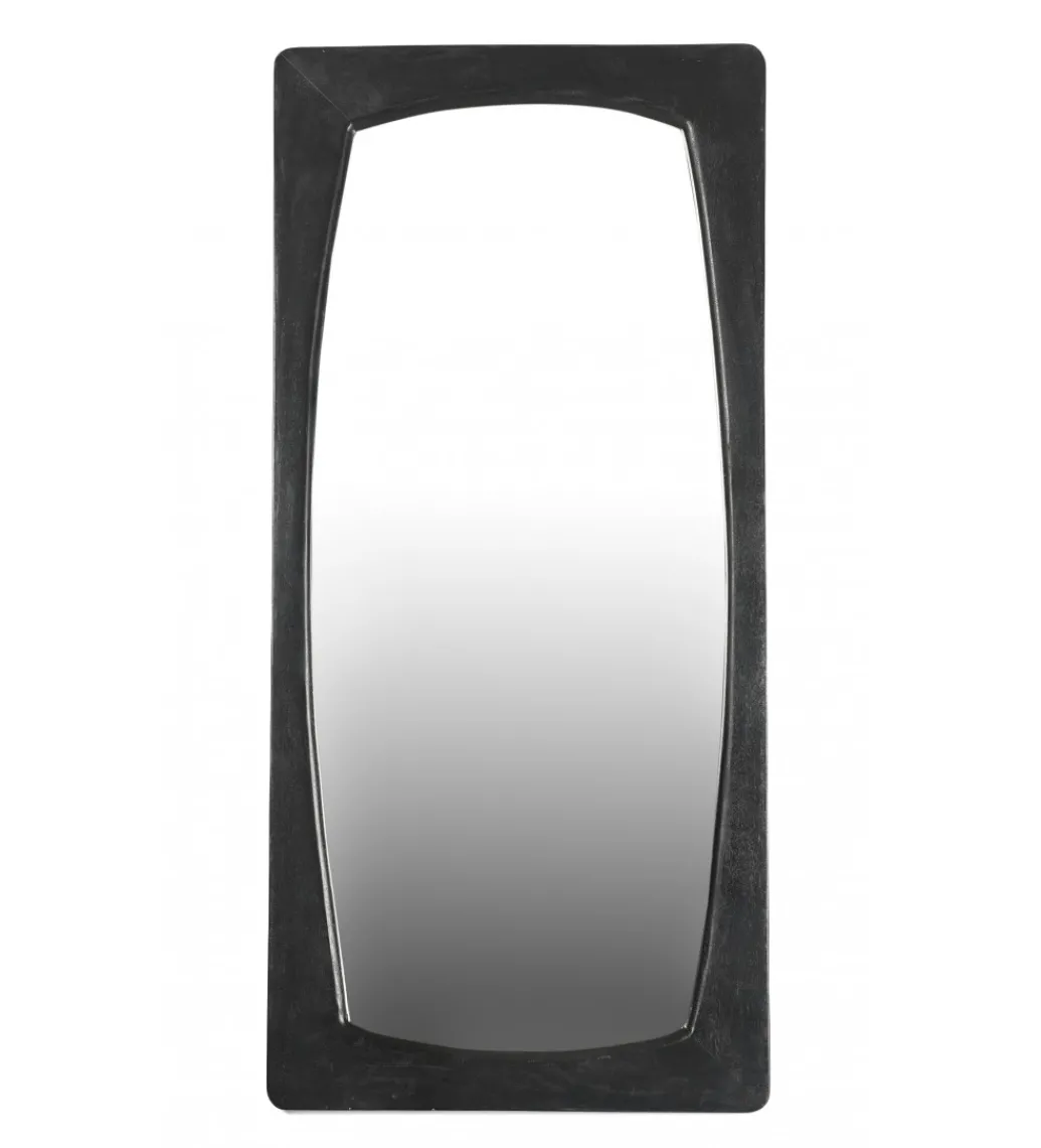 Lustro ALIAN 113 cm drewno mango czarne*LF-Design Sale