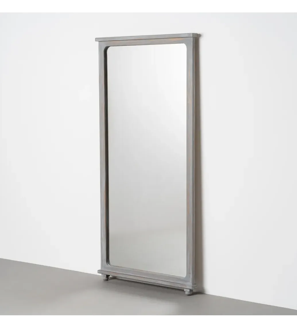 Lustro BEGASTA 170 cm drewno paulowni szare*Zona-Design