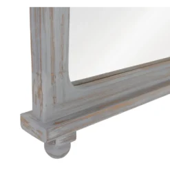 Lustro BEGASTA 170 cm drewno paulowni szare*Zona-Design