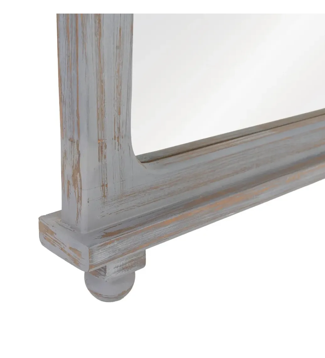 Lustro BEGASTA 170 cm drewno paulowni szare*Zona-Design
