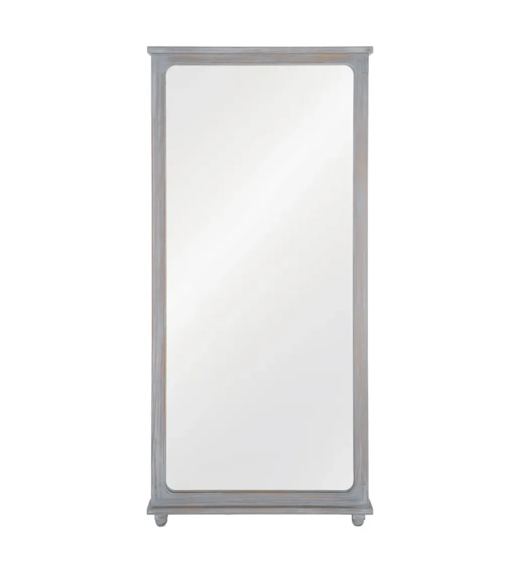 Lustro BEGASTA 170 cm drewno paulowni szare*Zona-Design