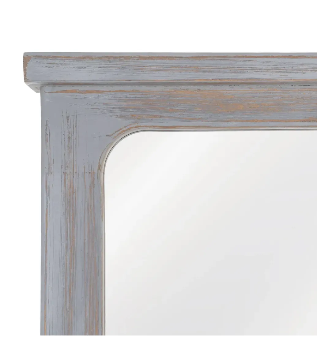 Lustro BEGASTA 170 cm drewno paulowni szare*Zona-Design