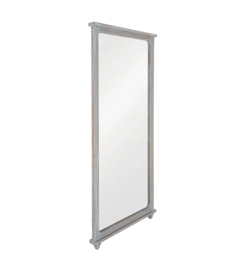 Lustro BEGASTA 170 cm drewno paulowni szare*Zona-Design