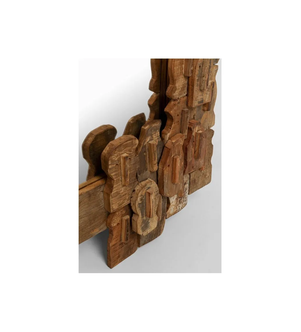 Lustro BE MIND 90 x 160 cm drewno naturalne*KARE Discount