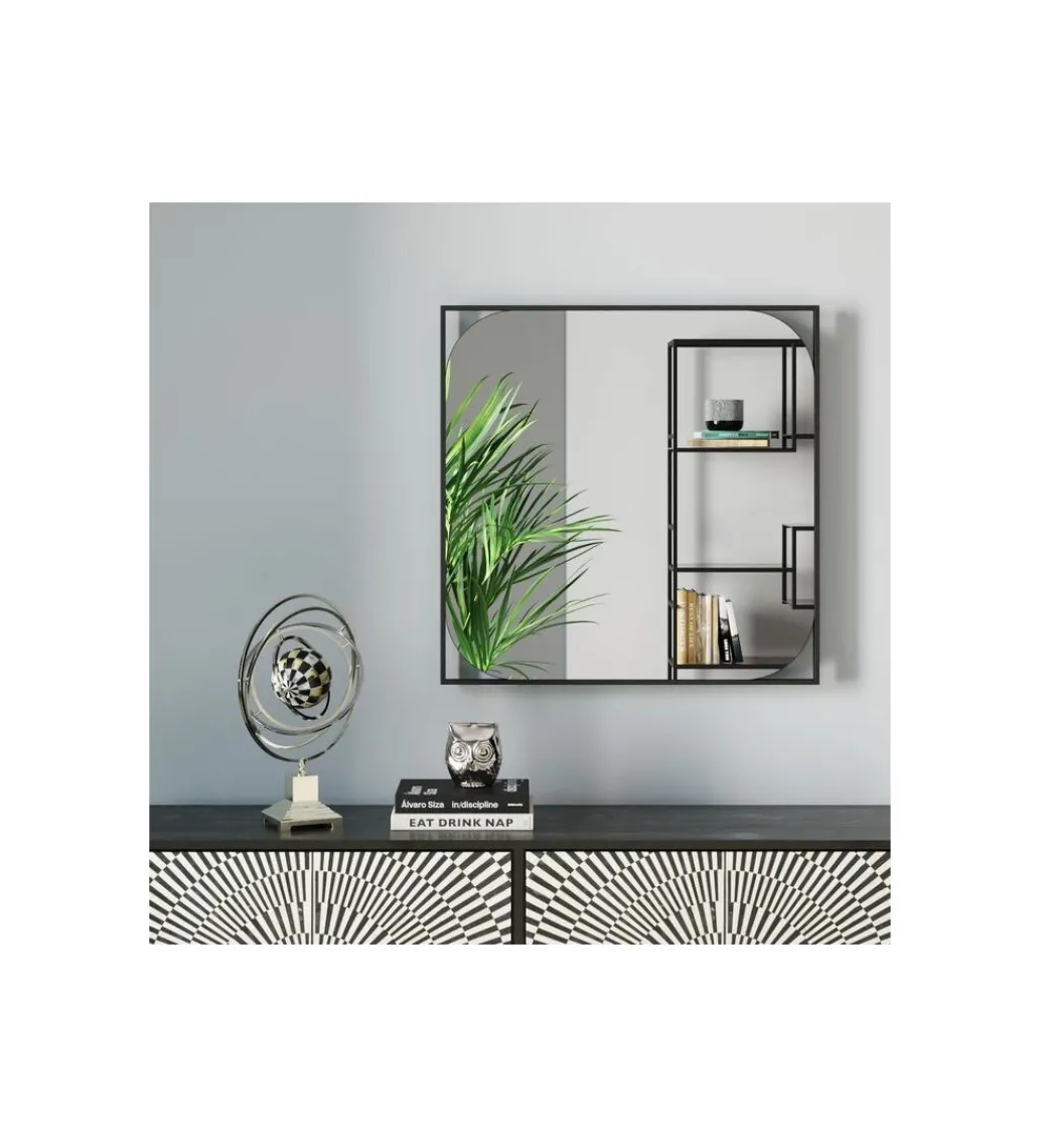 Lustro BONITA 81 cm czarne*KARE Sale