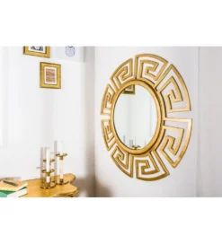 Lustro ścienne Euphoria 85 cm złote*Invicta Interior Discount