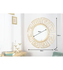 Lustro ścienne Euphoria 85 cm złote*Invicta Interior Discount