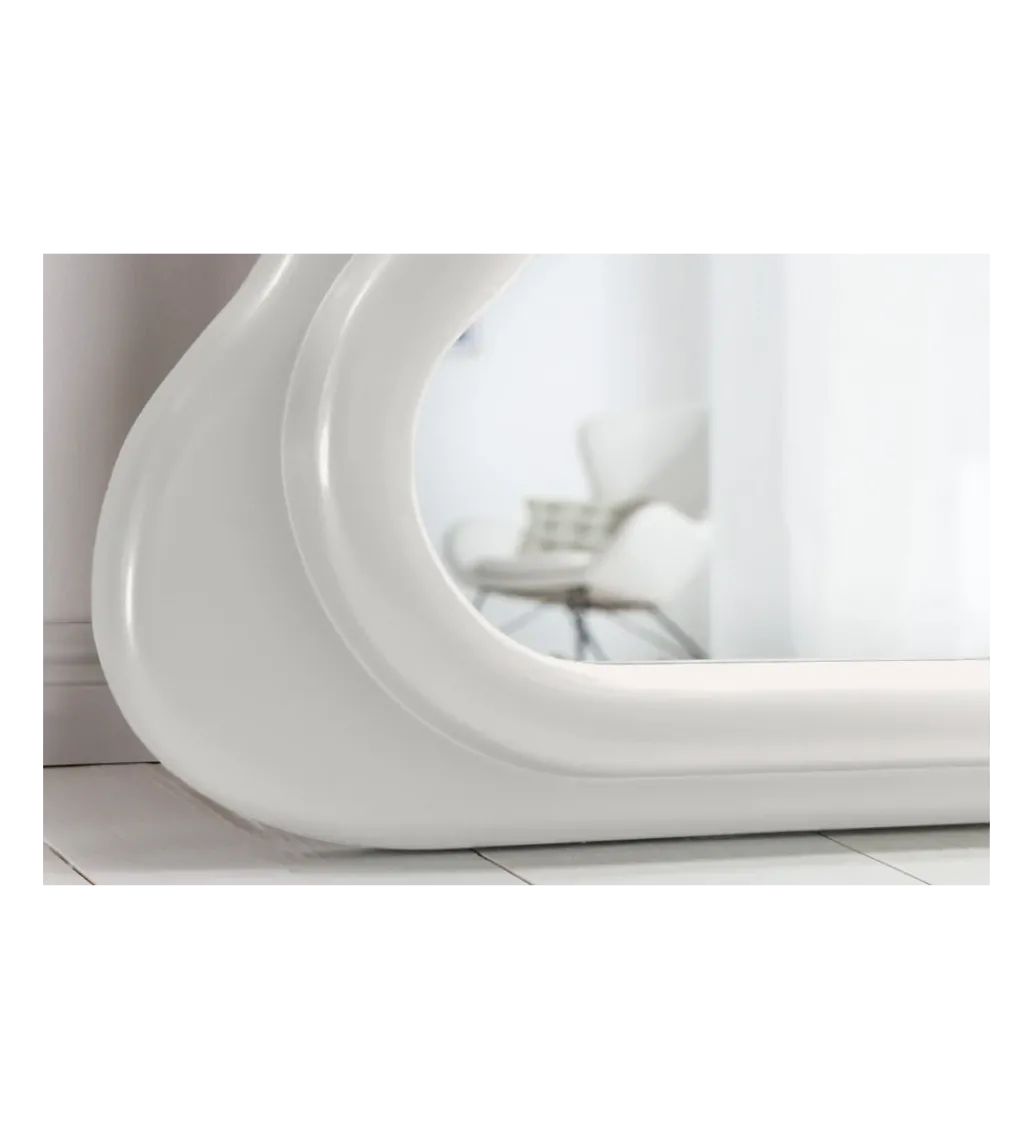 Lustro ścienne FUENTE 160 cm białe*Invicta Interior Outlet