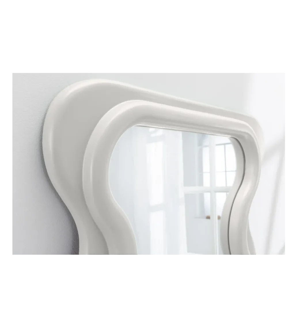Lustro ścienne FUENTE 160 cm białe*Invicta Interior Outlet