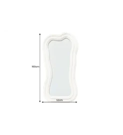Lustro ścienne FUENTE II RUBIO 100 cm białe*Invicta Interior Outlet