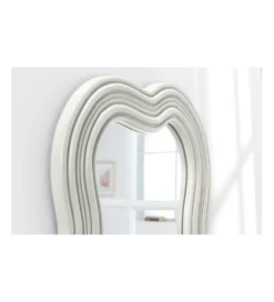 Lustro ścienne FUENTE II RUBIO 100 cm białe*Invicta Interior Outlet