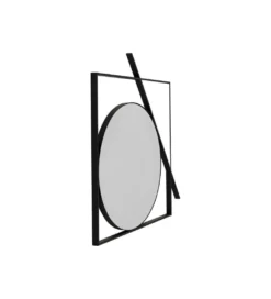 Lustro ścienne MIRO 88 cm czarne*KARE Outlet