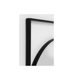 Lustro ścienne MIRO 88 cm czarne*KARE Outlet