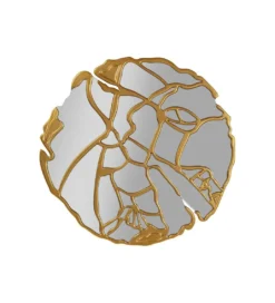 Lustro ścienne Pieces 100 cm złote*KARE Sale