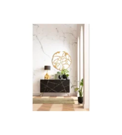 Lustro ścienne Pieces 100 cm złote*KARE Sale