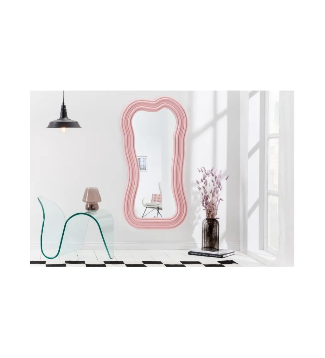 Lustro ścienne RUBIO 100 cm różowe*Invicta Interior New