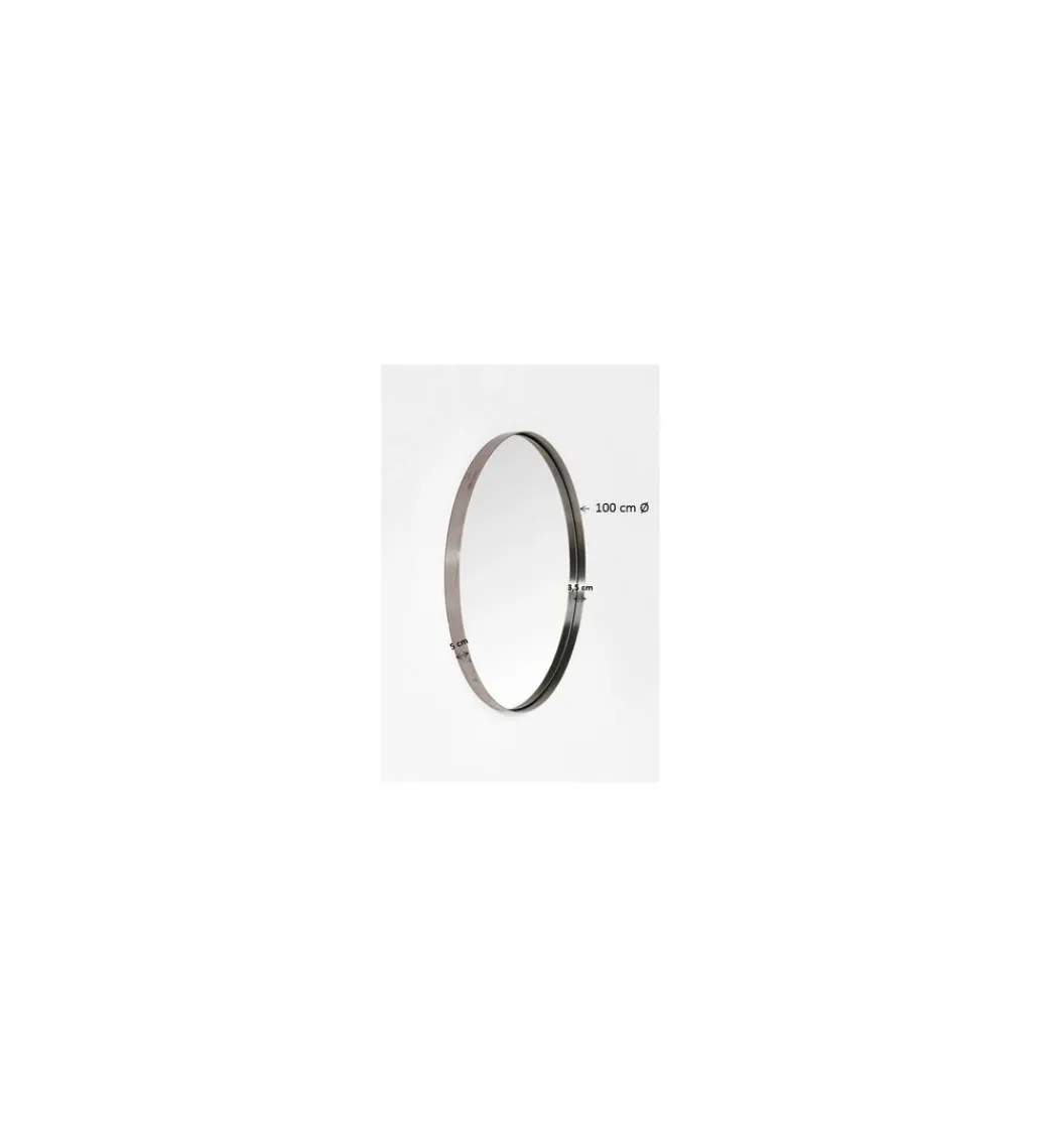 Lustro CURVE 100 cm mosiądź*KARE New