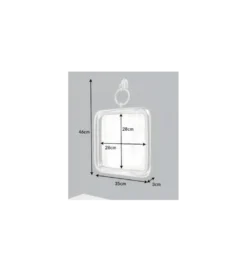 Lustro DEBORA 35 Cm srebrne*Invicta Interior Best