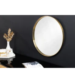 Lustro DEBORA 50 cm złote*Invicta Interior