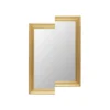 Lustro DOUBLE VISION RECTANGULAR 121 x 81 cm złote*KARE Best