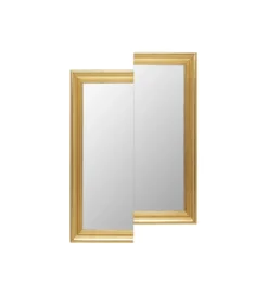 Lustro DOUBLE VISION RECTANGULAR 121 x 81 cm złote*KARE Best