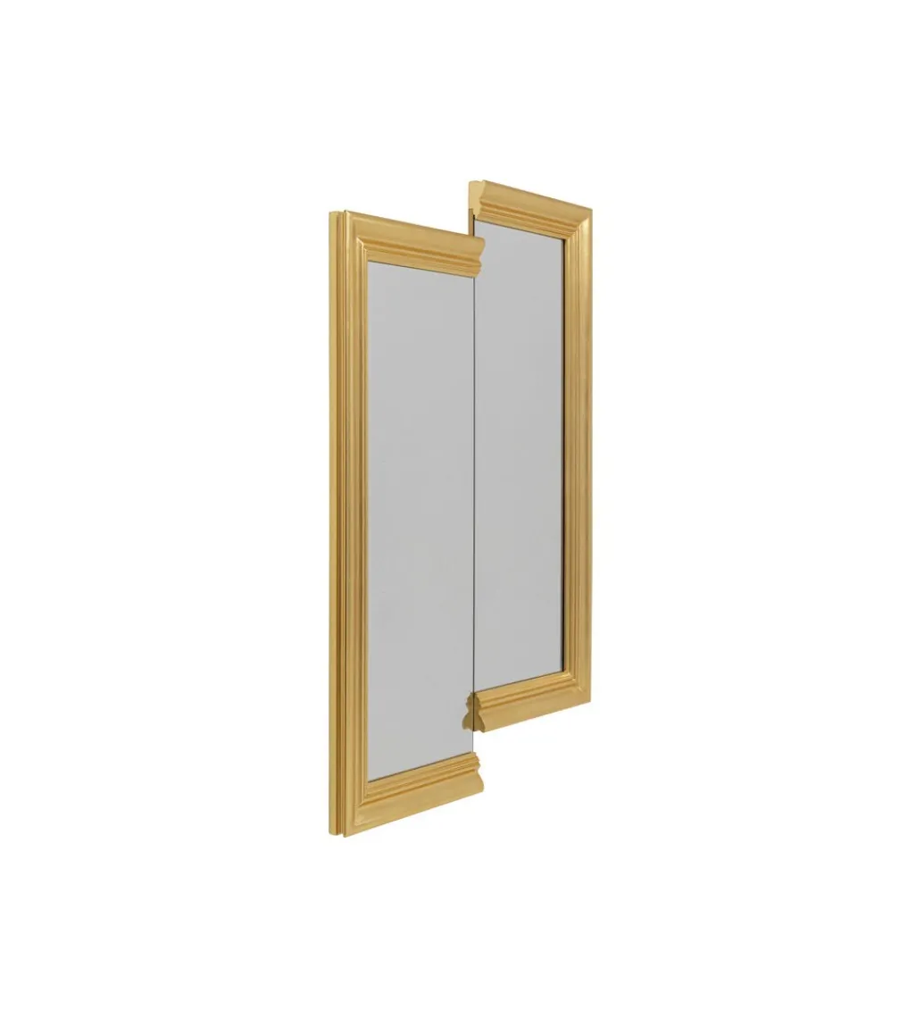 Lustro DOUBLE VISION RECTANGULAR 121 x 81 cm złote*KARE Best
