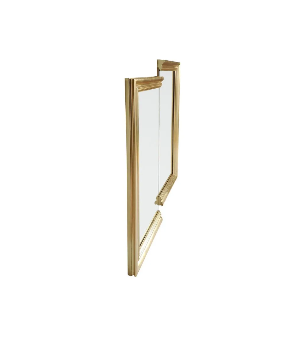 Lustro DOUBLE VISION RECTANGULAR 121 x 81 cm złote*KARE Best