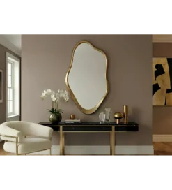 Lustro EMBER 100 cm złote*Invicta Interior - przedsprzedaż Clearance
