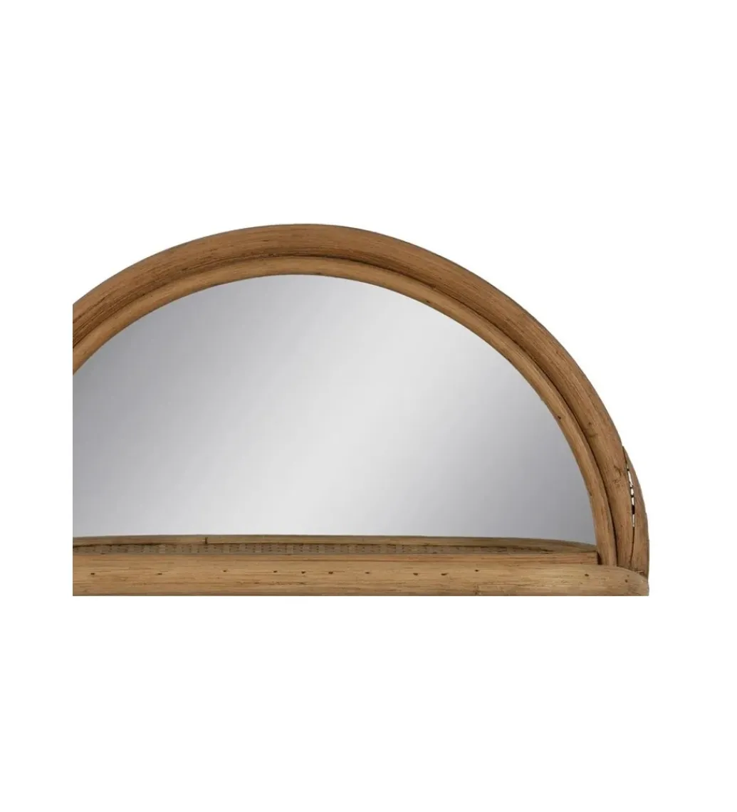 Lustro FEMKI 42 cm ratan naturalny*Zona-Design