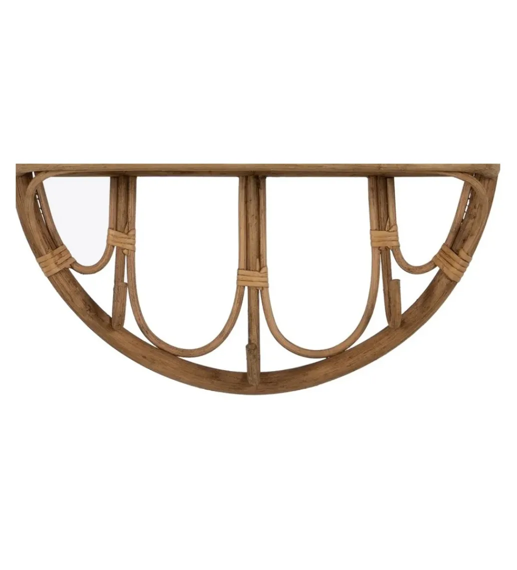 Lustro FEMKI 42 cm ratan naturalny*Zona-Design