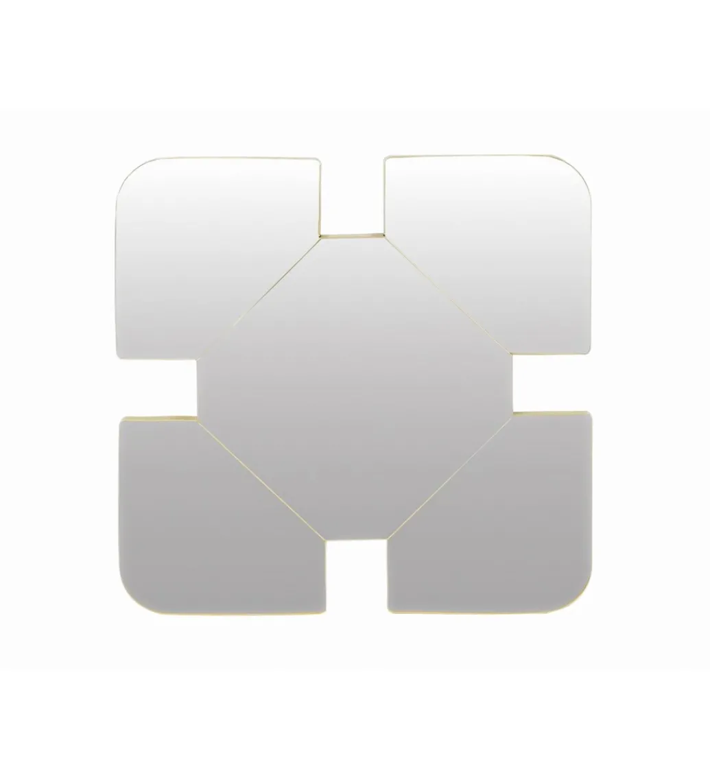 Lustro FORMATEA 60 x 60 cm złoty*Imeri Outlet