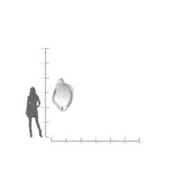 Lustro Hologram 119 cm x 76 cm srebrne*KARE Online