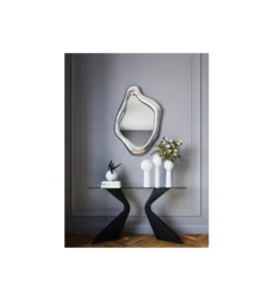 Lustro Hologram 117 cm x 68 cm srebrne*KARE Outlet
