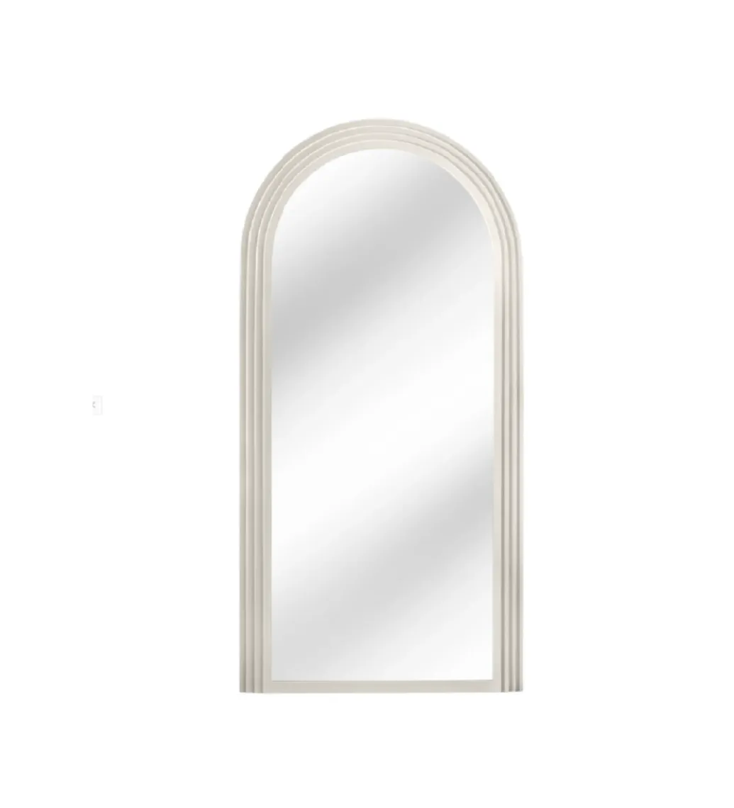 Lustro KIRAZ ART DECO 160 cm białe*Invicta Interior Discount