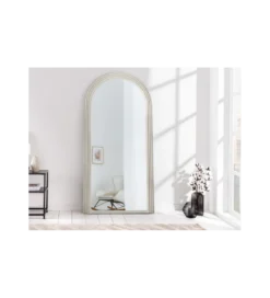 Lustro KIRAZ ART DECO 160 cm białe*Invicta Interior Discount