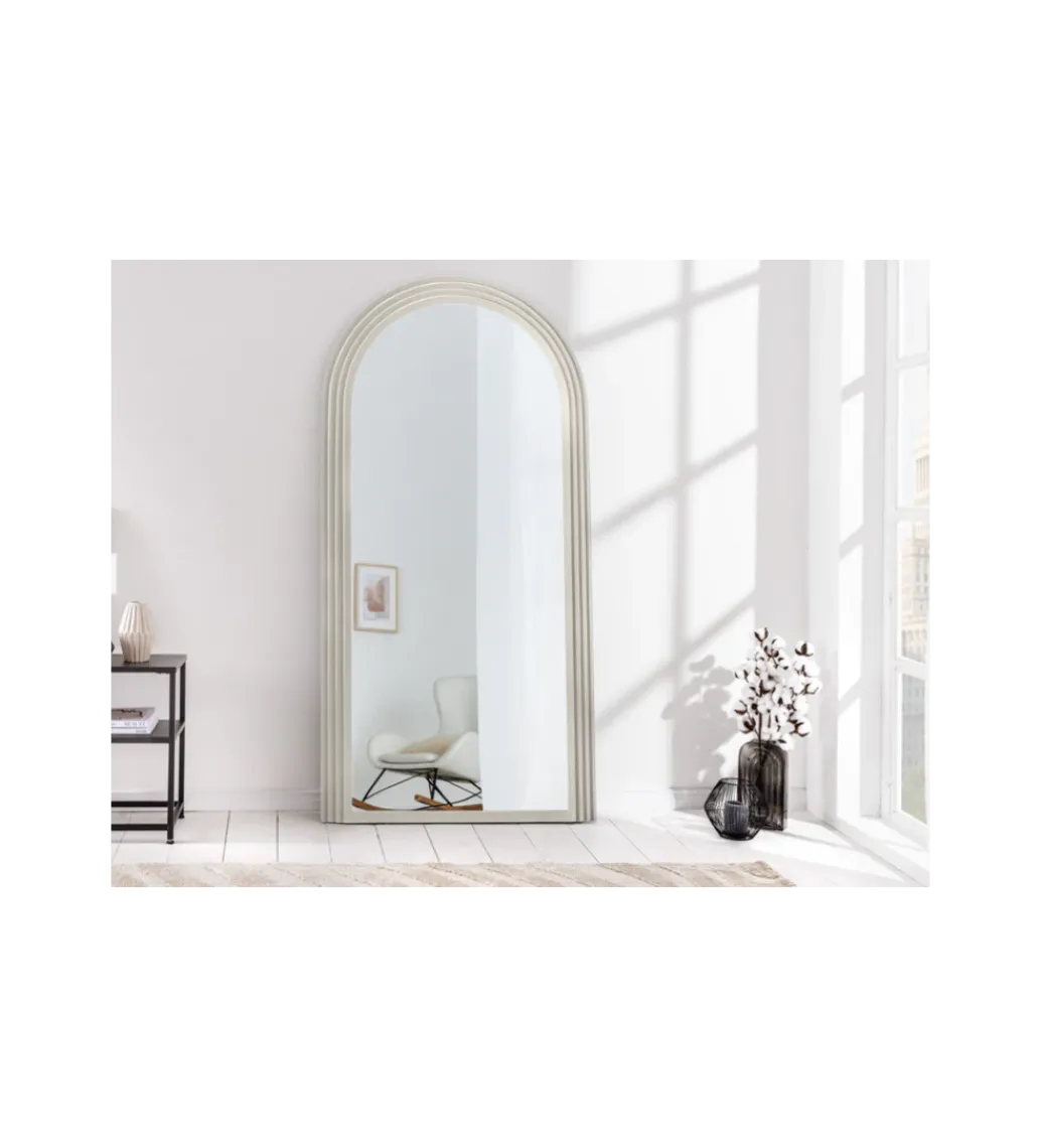 Lustro KIRAZ ART DECO 160 cm białe*Invicta Interior Discount