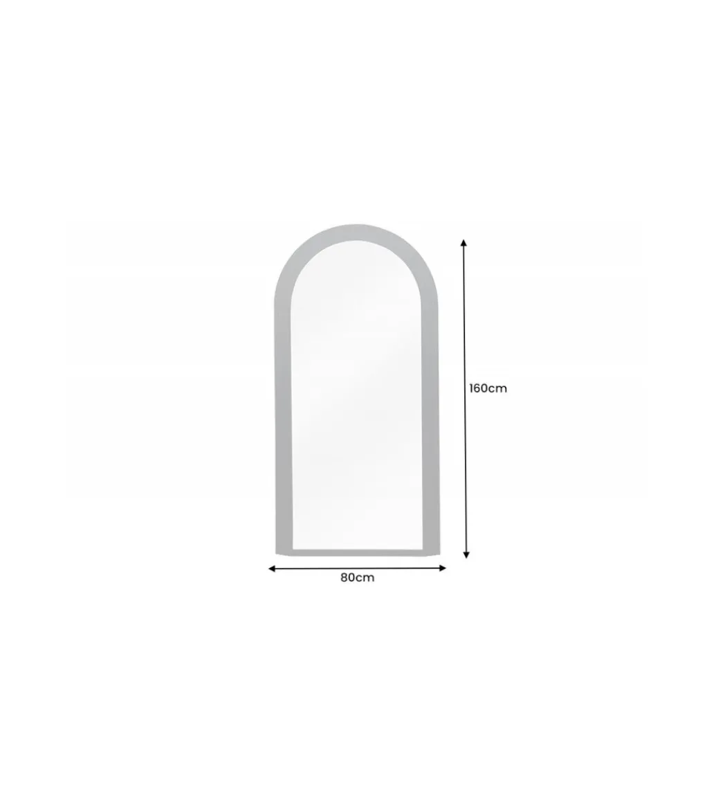 Lustro KIRAZ 160 cm czarne*Invicta Interior Hot