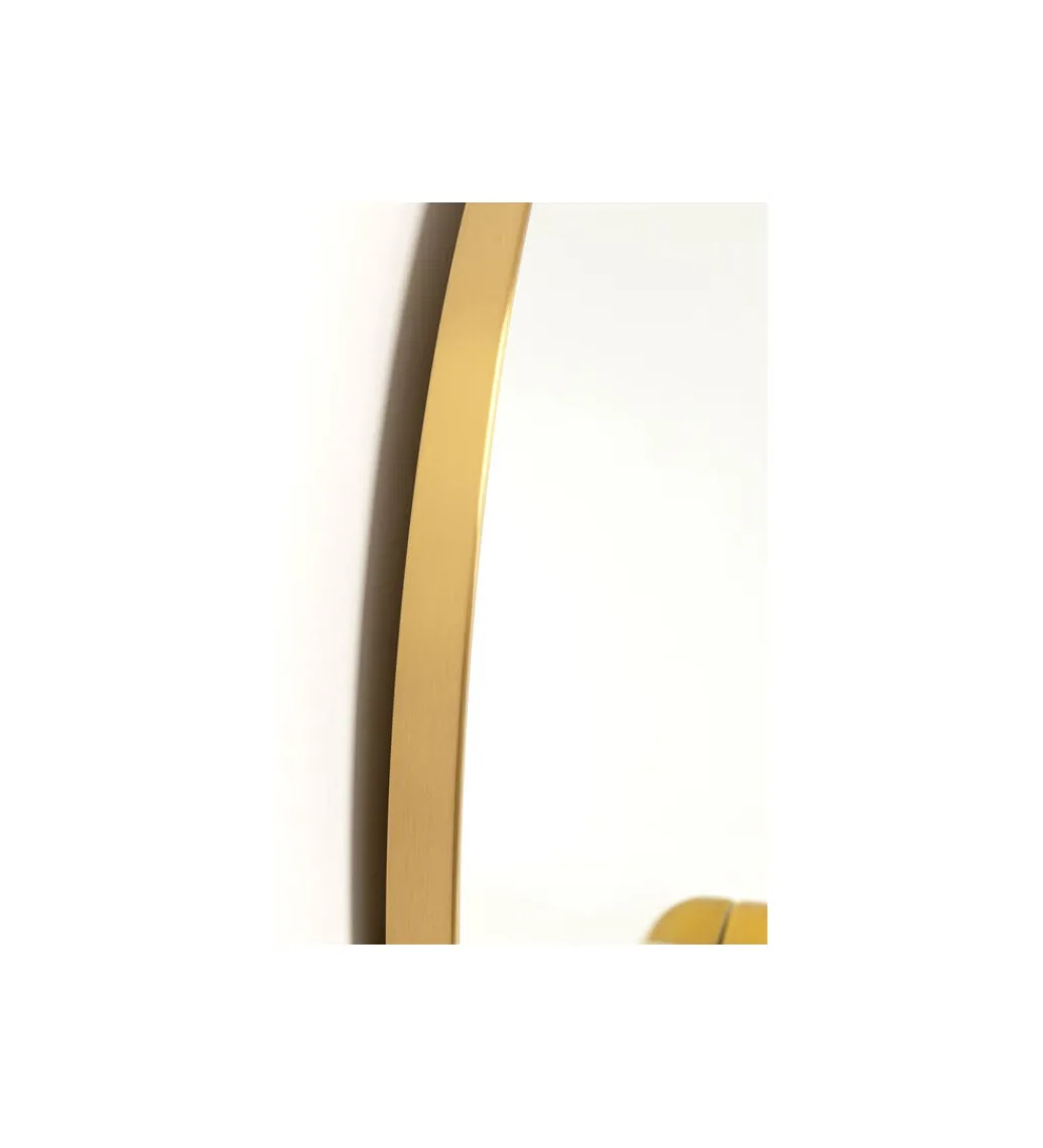 Lustro LIPS 100 cm złote*KARE Online
