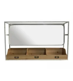 Lustro MACAO 100 cm drewno świerkowe*Imeri