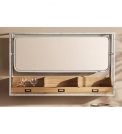 Lustro MACAO 100 cm drewno świerkowe*Imeri