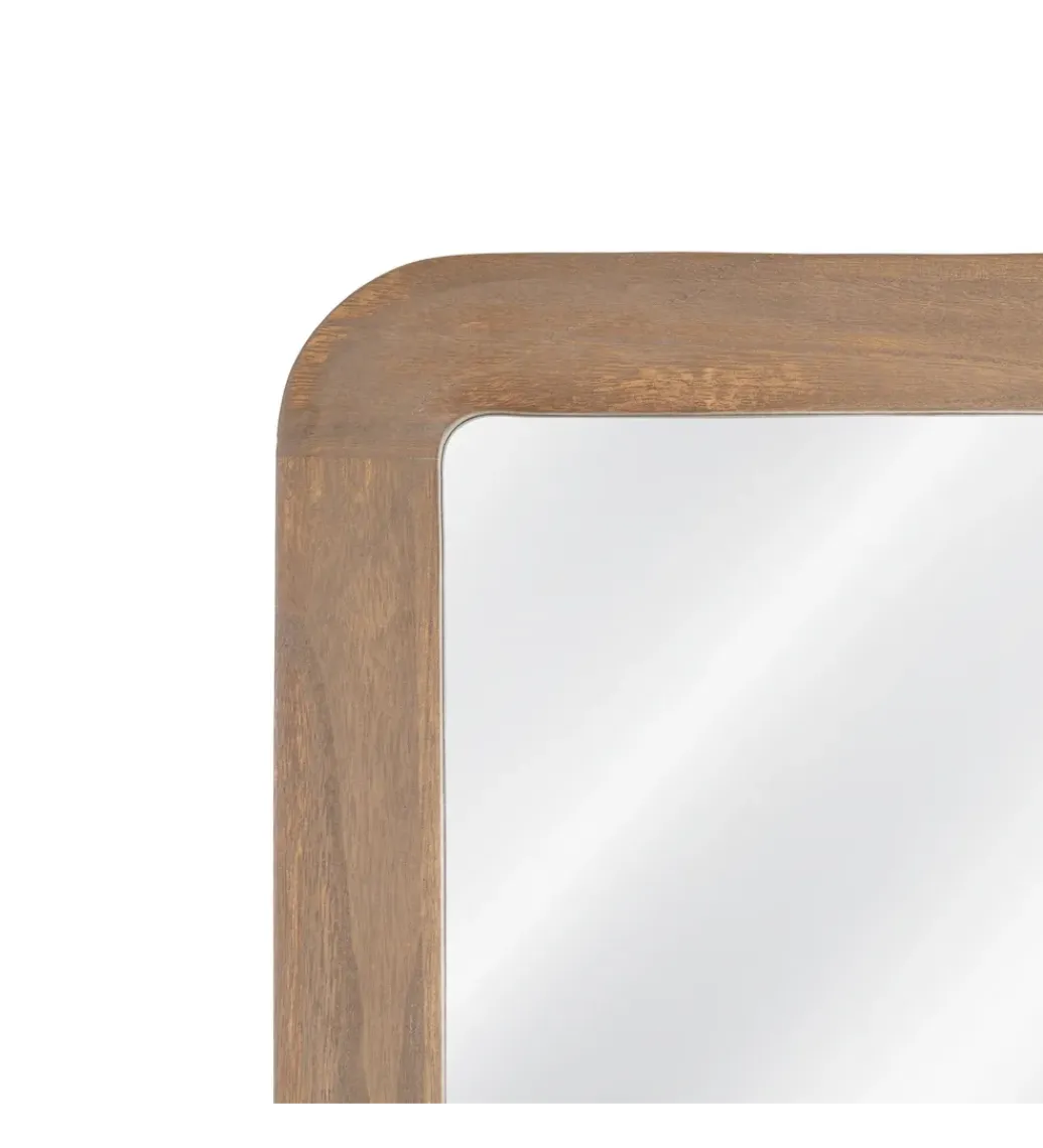Lustro NOGALE 160 cm drewno paulowni naturalne*Zona-Design Outlet