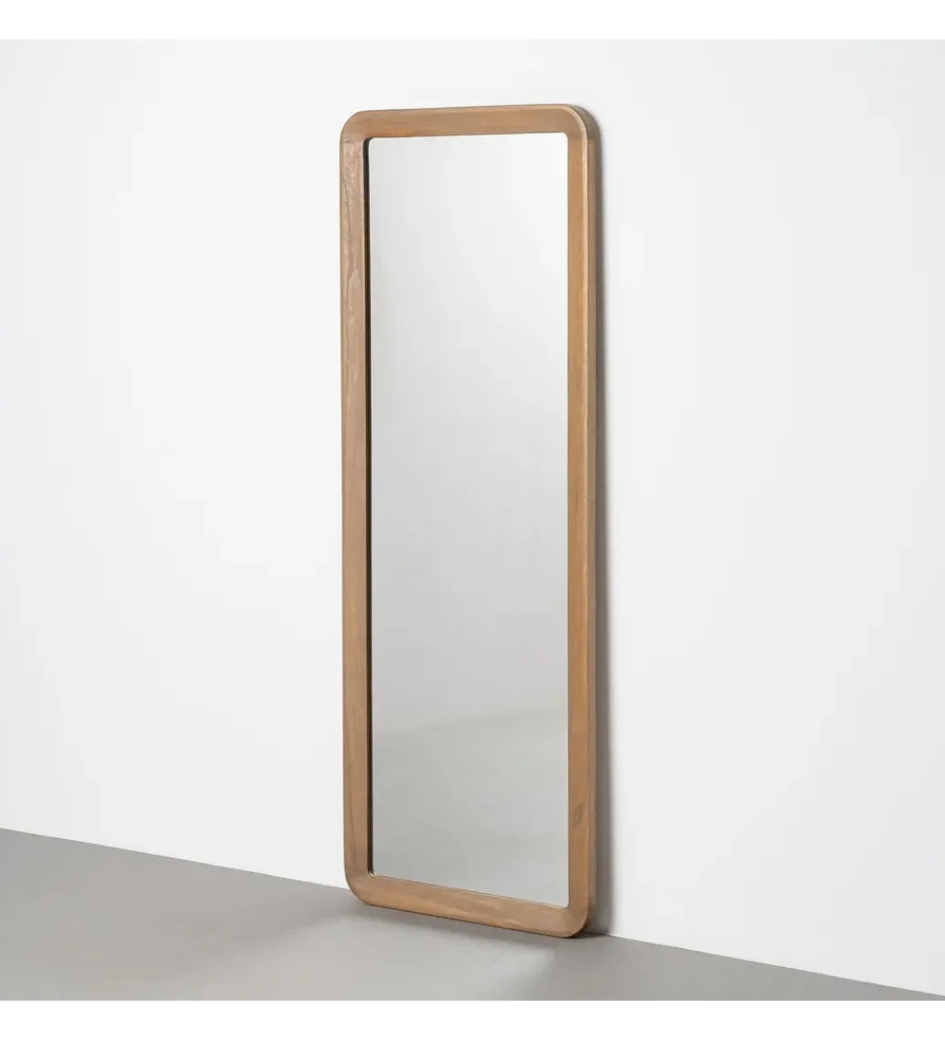 Lustro NOGALE 160 cm drewno paulowni naturalne*Zona-Design Outlet