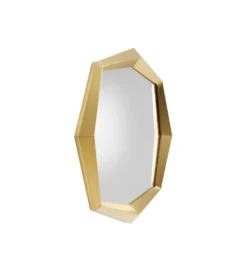 Lustro OCTAGON 80 x 80 cm złote*KARE Hot