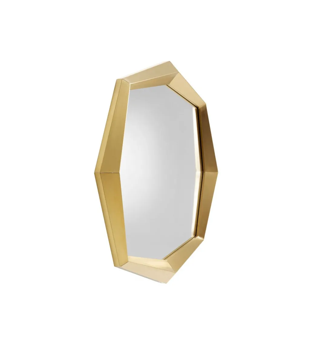 Lustro OCTAGON 80 x 80 cm złote*KARE Hot