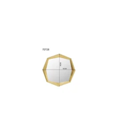 Lustro OCTAGON 80 x 80 cm złote*KARE Hot