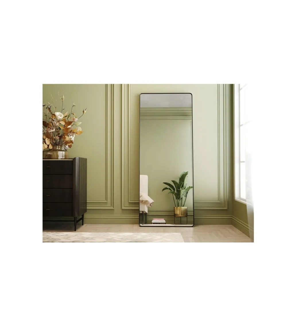 Lustro OMBRA 200 x 80 cm czarne*KARE Online